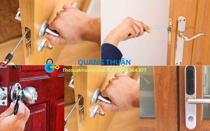 Sửa khóa cửa gỗ bình tân